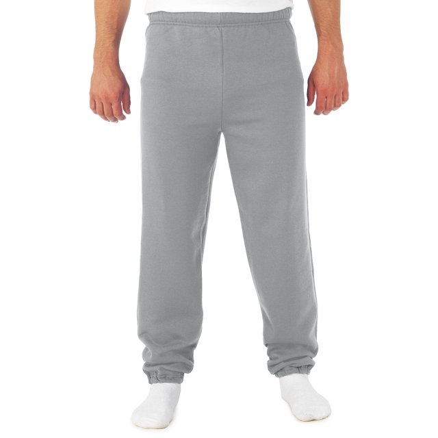 Jerzees Mens NuBlend Elastic Bottom Sweatpants, 3X, Oxford