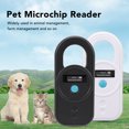 thumbnail image 3 of Scanner à Micro-Puce pour Animaux Interface USB Haute Sensibilité 134,2 KHz/125 KHz Double Fréquence Portable Rechargeable avec 128 Stockage d'Information pour Animaleries Hôpitaux pour Animaux, 3 of 7