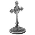 thumbnail image 3 of Standing Crucifix with Adhesive Base Tabletop Metal Catholic Cross Decoration, 3 of 8