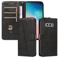 thumbnail image 1 of Phone Case for Samsung Galaxy S10E Magnetic PU Leather Card Slots Durable Wallet Cover, 1 of 5