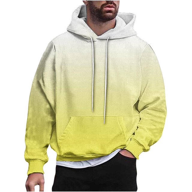 Rbaofujie Chandail pour Enseignant Hommes Décontracté Mode Chandails à Capuche Col Rond Imprimé Chandail à Enfiler Manches Longues Hauts Chandail à Capuche pour Hommes