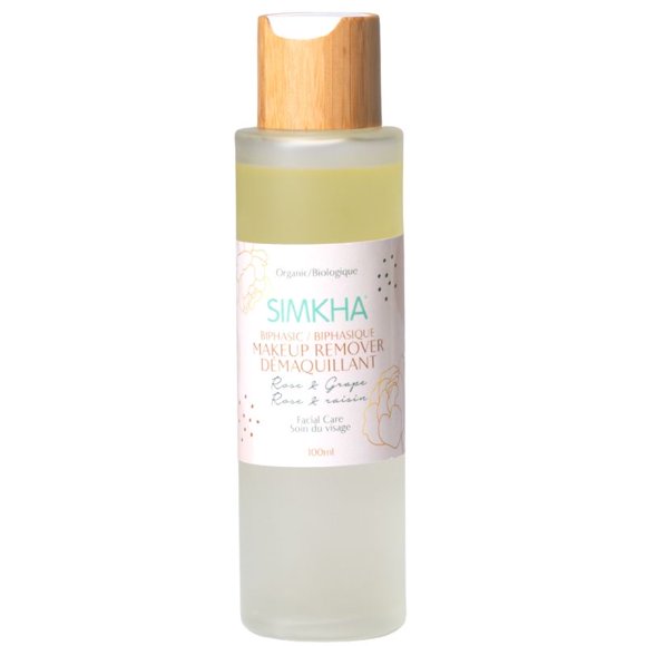 SIMKHA Beauty Organic and Vegan Biphase Makeup Remover Rose & grape