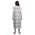 thumbnail image 4 of Moomaya Chemise de Nuit d'Allaitement à Col Rond Imprimée pour Femmes en Coton, 4 of 6