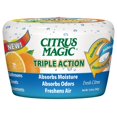 thumbnail image 1 of Citrus Magic 618372454 Triple Action Moisture and Odor Absorber Fresh Citrus, 12.8-Ounce, 1 of 3