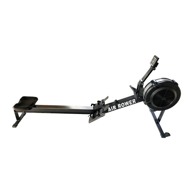 INTBUYING Machine d'Aviron Résistante à l'Air, Machine de Mise en Forme Silencieuse Conçue pour le gym et la Maison. Ce Rameur Pliable Présente un Cadre en Aluminium durable, une Chaîne Plaquée Nickel et une Résistance à l'Air Réglable avec 10 Niveaux. Il Comprend un Écran DEL Multifonction pour Suivre la distance, la Vitesse et les calories. la Machine Est Légère, Facile à Ranger et Équipée de Roues pour la Portabilité. les Dimensions Sont 2440x620x85mm, avec une Capacité de Charge Maximale de 200kg.