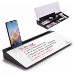 TSJ OFFICE Desktop Whiteboard Dry-Erase-Board - Computer Keyboard Stand White Board Surface Pad with Drawer, Desk Organizers with Accessories for Office, Home, School Supplies - B