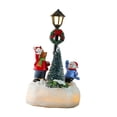 thumbnail image 4 of Elodie Christmas Village Scene Lamp Post Figurine Collectible Resin for Table Decor Style C, 4 of 8