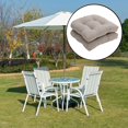 thumbnail image 4 of Wicker Seat Cushion, Set of 2,Spring/Summer Seasonal Replacement Grey, 4 of 8