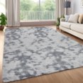 thumbnail image 2 of HOMERRY Abstract Plush Shag Area Rug 8'x10' Modern Indoor Fluffy Rugs Shaggy Carpet Rugs for Bedroom Living Room Fluffy Area Rug, Light Gray, 2 of 2