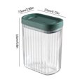thumbnail image 3 of Sealed Plastic Food Storage Container for Cereals and Dry Goods | Airtight Kitchen Storage Box with Snap Lid | Stackable Snack Container for Pantry Organization | Fresh-Keeping Household Storage Tank, 3 of 3