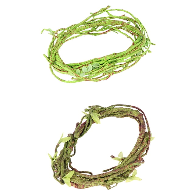 Accessoires d'Escalade pour Terrarium de Lézard Couleurs Assorties 2 Pcs 59x0.5 Po