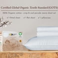 thumbnail image 4 of California Design Den 100% Organic Cotton Sheet Sets, Percale Sheets, Deep Pocket, Soft, Breathable & Cooling Bedsheets, 4 of 6