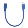 thumbnail image 2 of Câble de Date de Transmission Haute Vitesse 5Gbps Câble de Disque Dur Externe USB-A vers Micro-B Câble USB3.0 Adaptateur de Disque Dur Externe Compatible avec S5, Note 3, 2 of 8