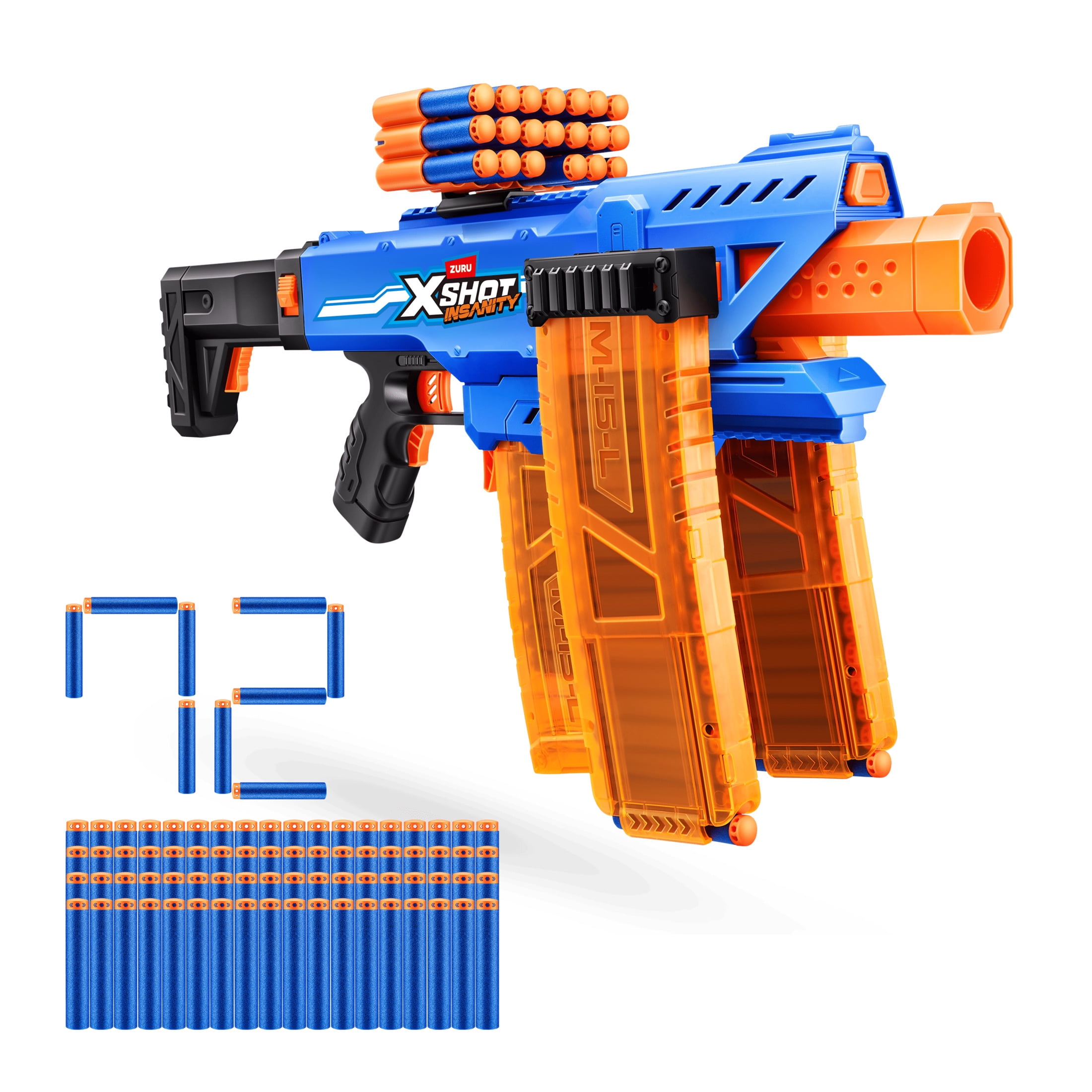 グッドマン XSHOT Insanity Motorized Clip Mania (72 Darts) by Zuru - Walmart.ca