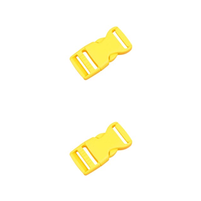 relayinert 10pcs/set Easy To Buckle Strap With Multi-Color Clasp Belt Buckles High Compatibility ABS Release Buckle Hook Buckle light yellow 2Set