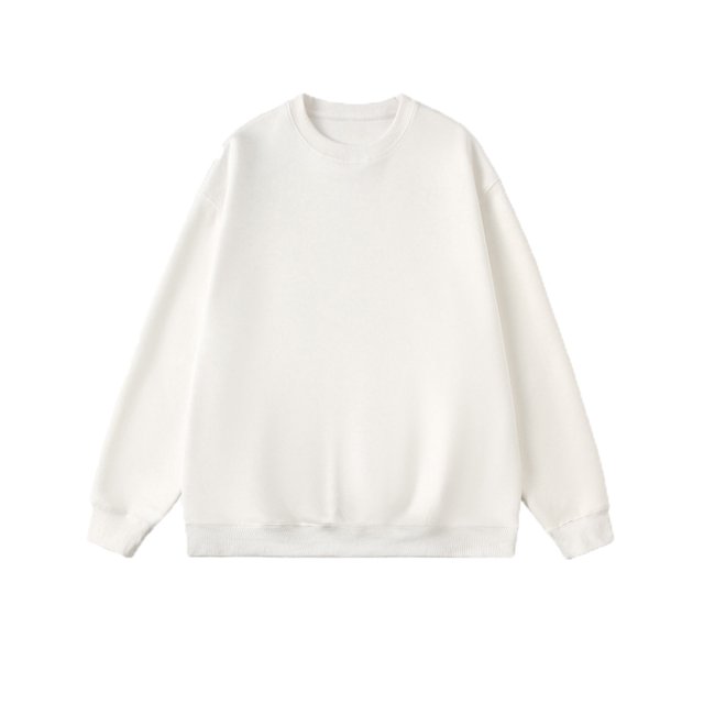 Hommes Décontracté Col Rond Manches Longues Pull Chandails en Molleton Blouse Couleur Unie
