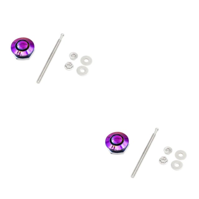 Transemion Car Modification Lightweight And Stylish Hood Lock Multiple Options Available multicolor DP17-25 2Set