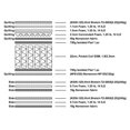 thumbnail image 2 of 11'' Double Euro Top Mattress with Pocket Coil, 2 of 3