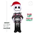 thumbnail image 2 of Christmas Inflatable Jack Skellington with Christmas Countdown, 2 of 5