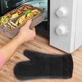 thumbnail image 4 of Baking Gloves Kitchen Insulation Gloves Withstand 260 Degrees High Temperature Soft Can Be Used For Long And Easy To Clean, 4 of 6