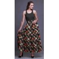 thumbnail image 3 of Bimba Jupes Maxi Imprimées Femmes Style Bohème Gitane Longue Jupe en Coton, 3 of 5