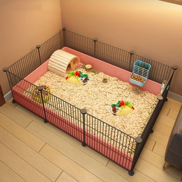 CBFFDC Espace de Couchage Confortable pour Hamster, Tunnel Doux et Confortable, Grand Espace Semi-Fermé, Cachette pour Cochon d'Inde, Maison pour Petit Animal