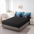 thumbnail image 4 of YST Howling Wolf Comforter Set, Wild Animals Starry Sky Galaxy Bed Set, 7-Piece, Full, Night Blue Moon, 4 of 5