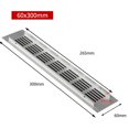 thumbnail image 1 of Lefu 60mm Aluminium Rectangular Cabinet Wardrobe Air Vent Grille Ventilation-Cover, 1 of 3