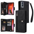 thumbnail image 1 of Case for OnePlus Nord 2 5G Magnetic Leather Zipper Wallet Cover Card Holder, 1 of 5