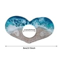 thumbnail image 2 of Handmade Transparent Resin Thumb Ring Page Holder Coastal Ocean Beach Reading Accessory For Teachers Book Lovers Literary Unique Functional, 2 of 3