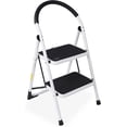 thumbnail image 1 of WAYPLUS 2 Step Steel Ladder, Folding Portable Step Stool w/ Non-Slip Feet, Rubber Pads, 330lb Capacity, 1 of 9