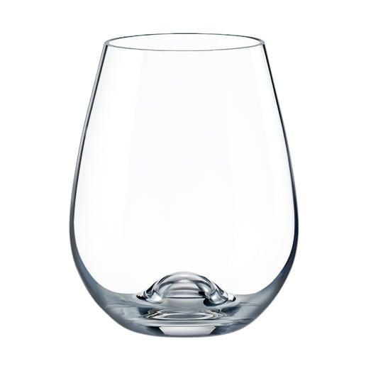 Vino Gobelet Sans Pied Polyvalent 330 ml en Verre Cristal Transparent Sans Plomb avec design Arrondi et Sans Pied et Fond Incurvé pour un Vin Tourbillonnant pour Rehausser la Saveur, Convient aux Vins Rouges et Blancs, Va au Lave-Vaisselle, Idéal Aussi pour les cocktails.