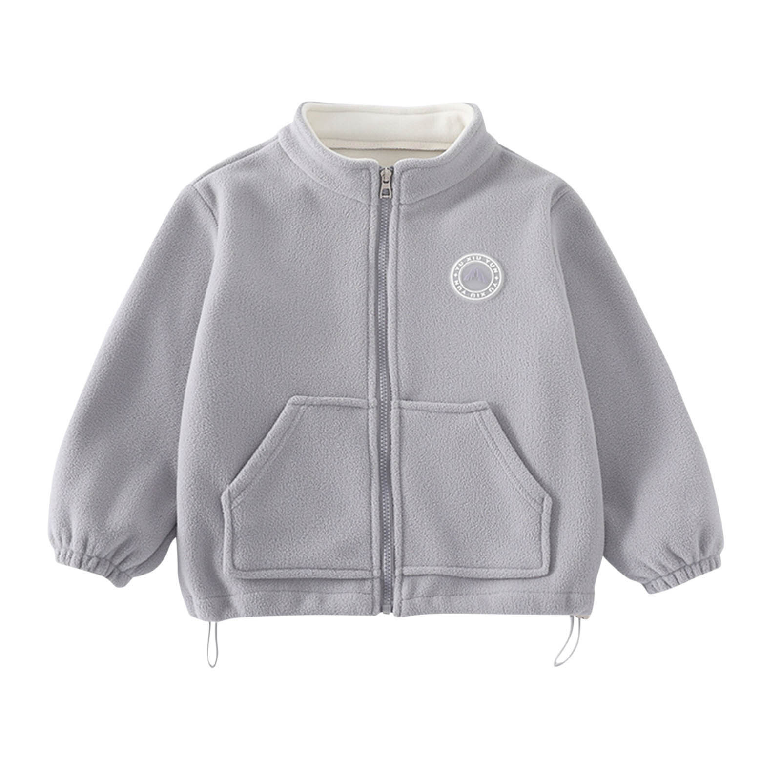 Girls Fleece Jacket with Lining for Casual Stylish Wear