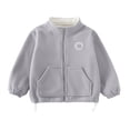thumbnail image 1 of Girls Fleece Jacket with Lining for Casual Stylish Wear, 1 of 3