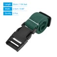 thumbnail image 2 of Unique Bargains Suitcase Belts with Quick Release Buckle Luggage Straps, Light Green 2 Pack, 2 of 5