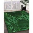 thumbnail image 3 of Ahgly Tapis Rectangulaire Lavable en Machine Intérieur Transitionnel Vert Forêt Foncé, 2 Pieds x 5 Pieds, 3 of 7