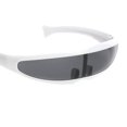 thumbnail image 3 of Futuristic Narrow Visor Sunglasses Eyewear Mirrored, 3 of 6