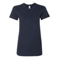 thumbnail image 1 of T-shirt en Jersey Fin pour Femmes, TG, Marine, 1 of 3
