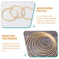 thumbnail image 2 of MasteelfCA Anneau en Macramé en Bois Floral Attrape-Rêves Cercle Bricolage Bambou Anneau Rond pour Ventilateur, 2 of 8