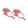 thumbnail image 4 of Almencla 2x Golf Gloves Stretcher Holder Hanger Keeper for Maintenance Outdoor Red, 4 of 8