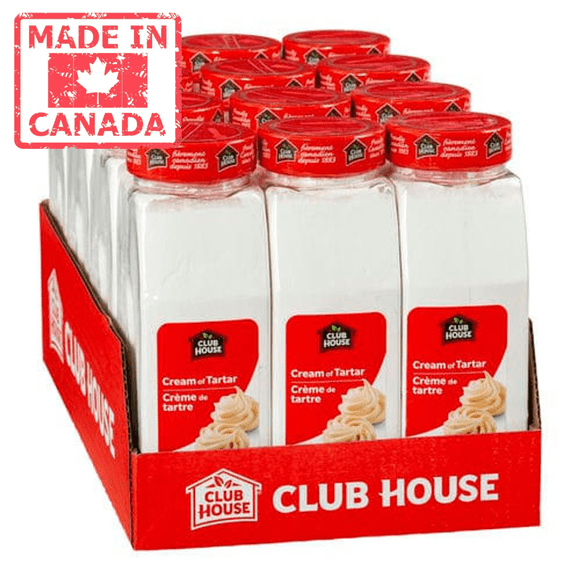 Clubhouse Spice Cream of Tartar - 1000g (2.20 lbs) (12/Case)