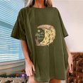 thumbnail image 2 of Birdeem T-Shirt Décontracté à Manches Courtes Imprimé Pizza d'Été pour Femmes, 2 of 7