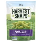 Calbee Harvest Snaps Snapea Crisps Black Pepper Gluten Free Baked Green Pea Crisps 94g