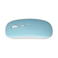 thumbnail image 2 of ANGGREK Souris Sans Fil, Rechargeable Silencieuse Double Mode 2.4G Portable Trois Niveaux DPI Réglable Souris Sans Fil pour Hommes pour Ordinateur pour Femmes pour Ordinateur Portable, 2 of 8