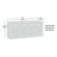 thumbnail image 3 of Sauder Dixon City Credenza, Brushed Oak, 432894, 3 of 9
