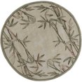 thumbnail image 2 of HomeRoots 350212 Tapis Rond en Laine Ivoire 7 Pi. 6 Po., 2 of 2