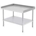 thumbnail image 1 of GloryStar NSF Certified Stainless Steel Commercial Work Table, Adjustable Height Legs, 400 Lbs Capacity, 2" Edge Baffle, 1 of 7