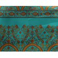 thumbnail image 4 of oneOone Georgette Viscose Fabric Leaves & Floral Block Print Fabric BTY 42 Inch Wide, 4 of 4