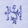 thumbnail image 1 of Ahgly Company Tapis d'Intérieur Lavable à la Machine, Carré, Transitionnel, Bleu Lavande, Tapis de Zone, 5 Pieds Carré, 1 of 7