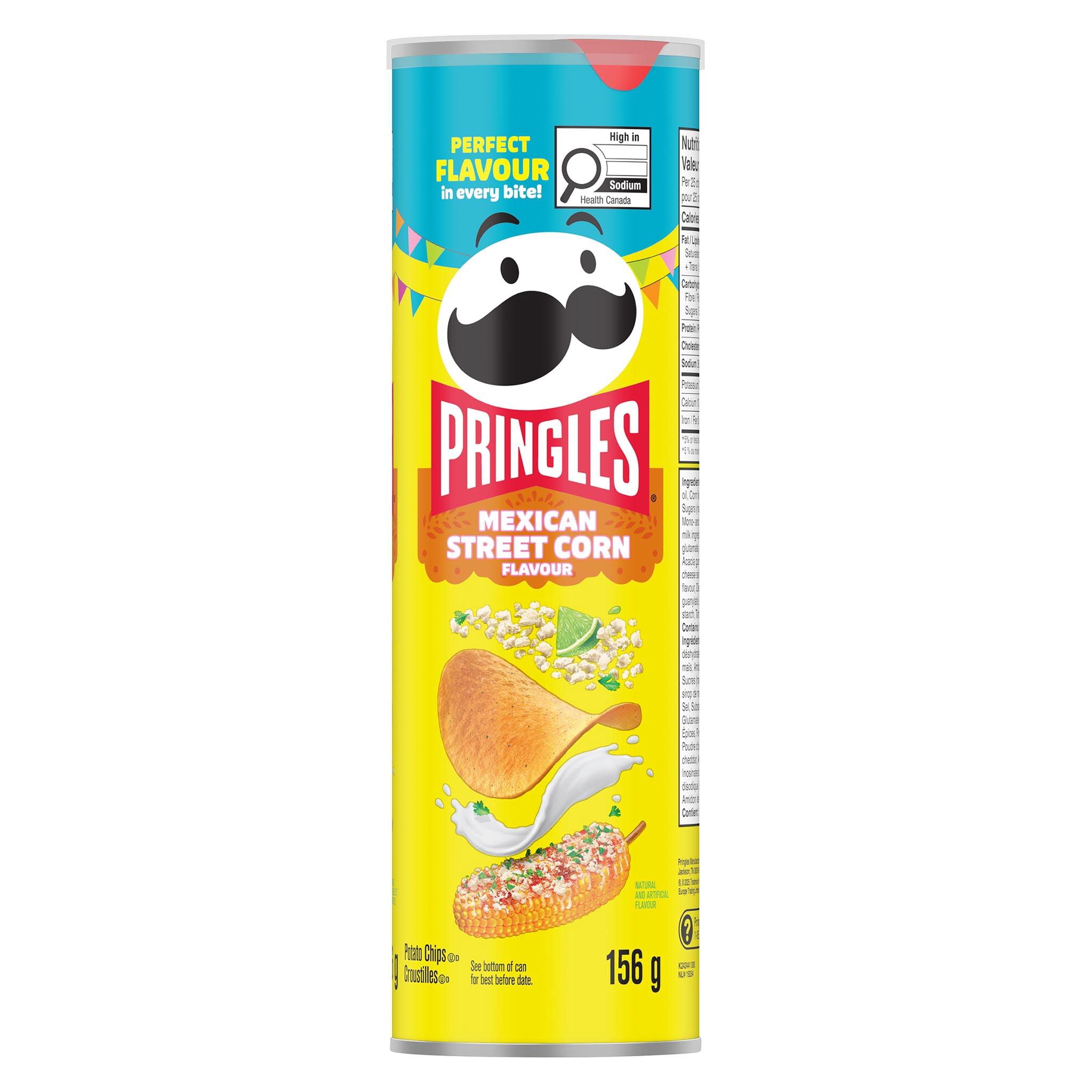 Pringles® Mexican Street Corn Flavour Potato Chips 156g